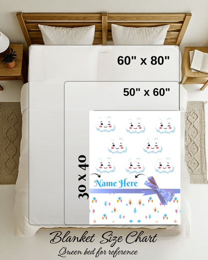 Baby Blanket{30x40} Personalized blankets, custom blankets, blankets with name.