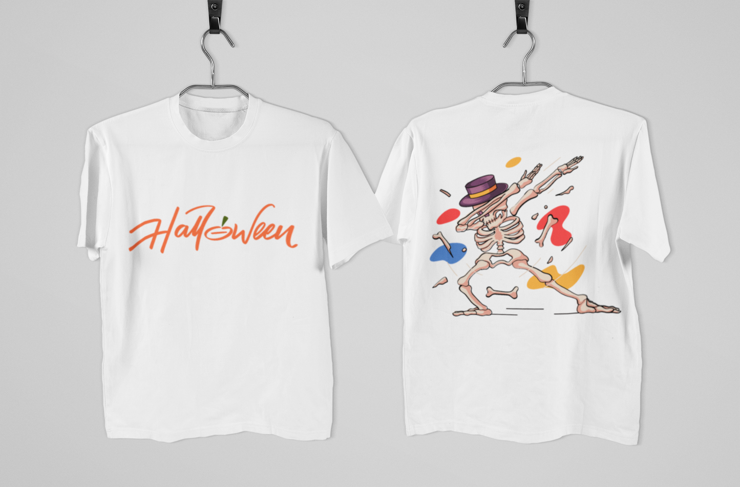 Boo & Bones – Skeleton Halloween Shirt