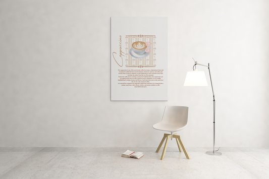 Cappuccino Lover  Coquette Matte Vertical Posters