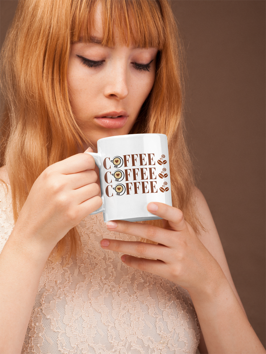 Hot Coffee  Ceramic Mug