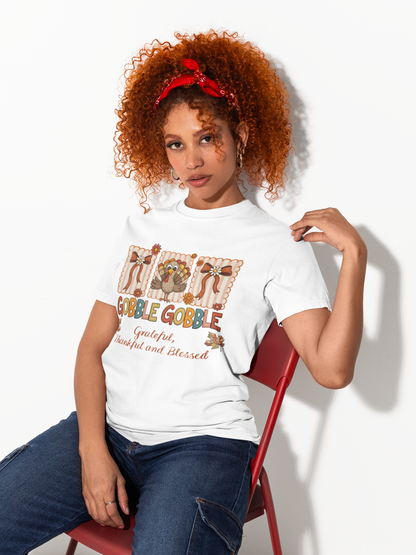 Thanksgiving t-shirt, Seasonal shirt, Gobble Gobble shirt, Friendsgiving shirt.