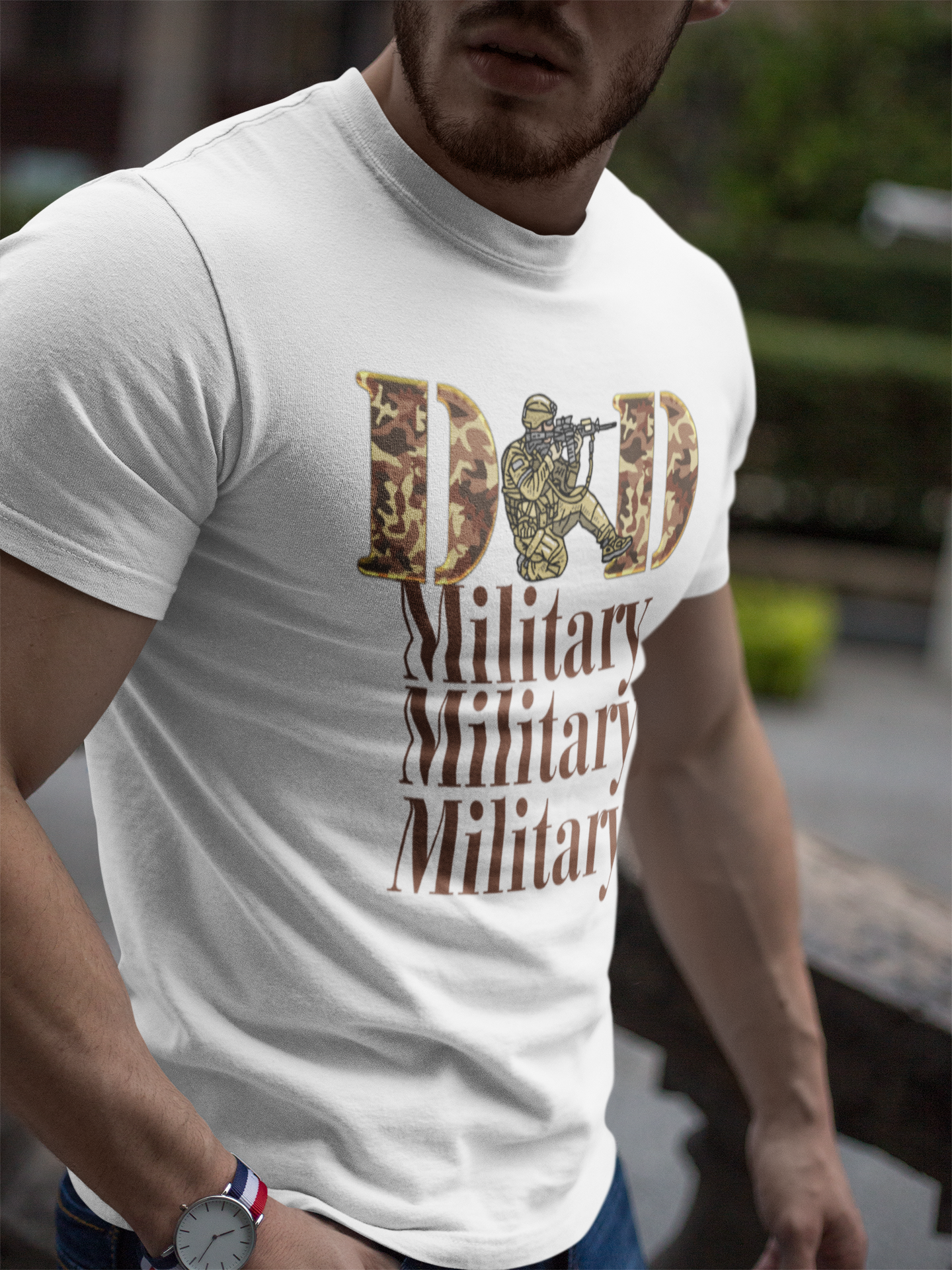 Dad Military T-Shirt