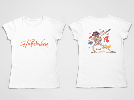 Boo & Bones – Skeleton Halloween Shirt