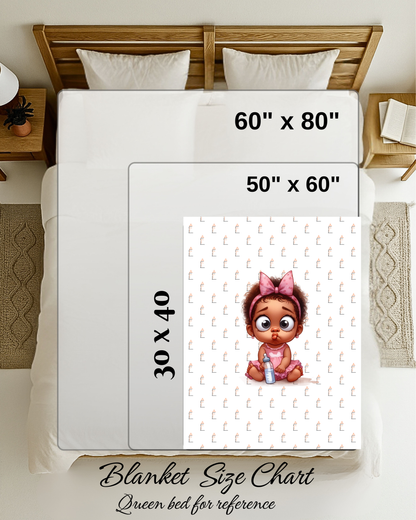 Baby Blanket{30x40} decorative throw blanket, bed blanket, couch blanket, comfy blanket.