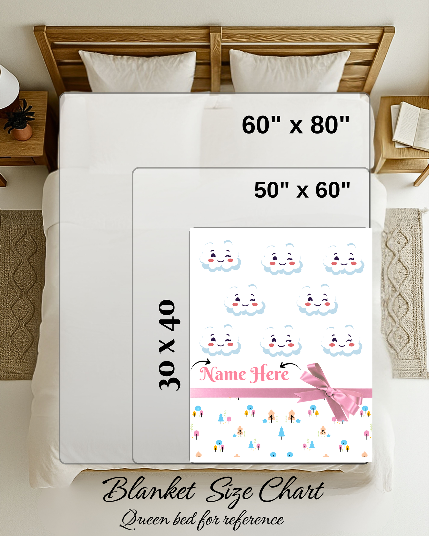 Baby Blanket{30x40}Personalized blankets, custom blankets, blankets with name.