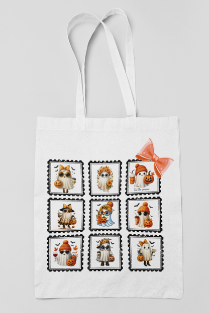 Halloween Coquette Charm Tote Bag
