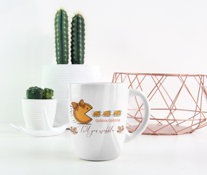 Thanksgiving mug, Turkey mug, Gobble Gobble mug, Friendsgiving mug,