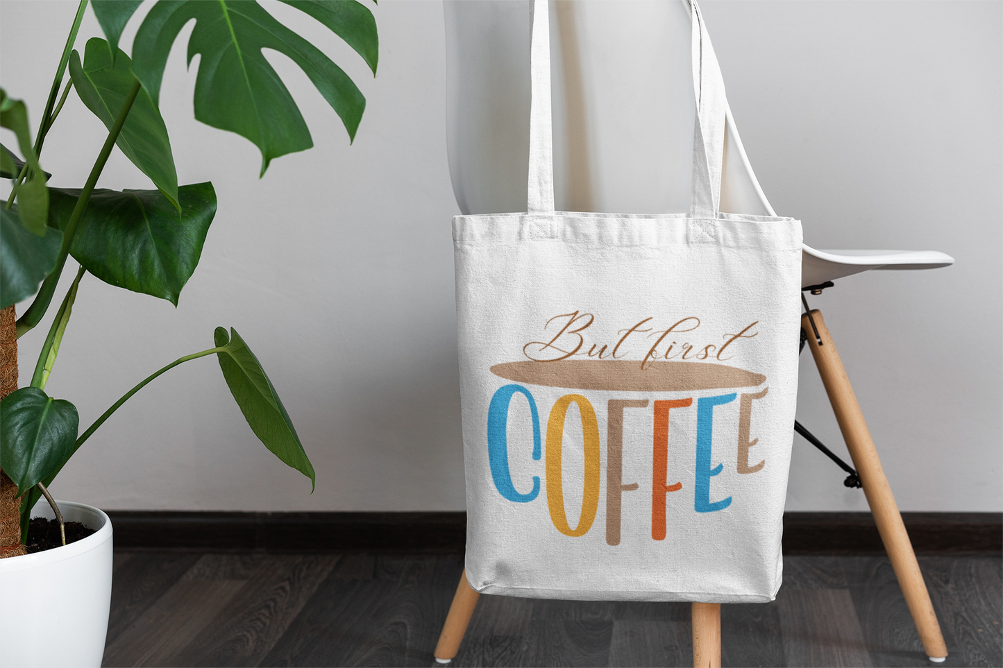 Tote Bag But First, Coffee