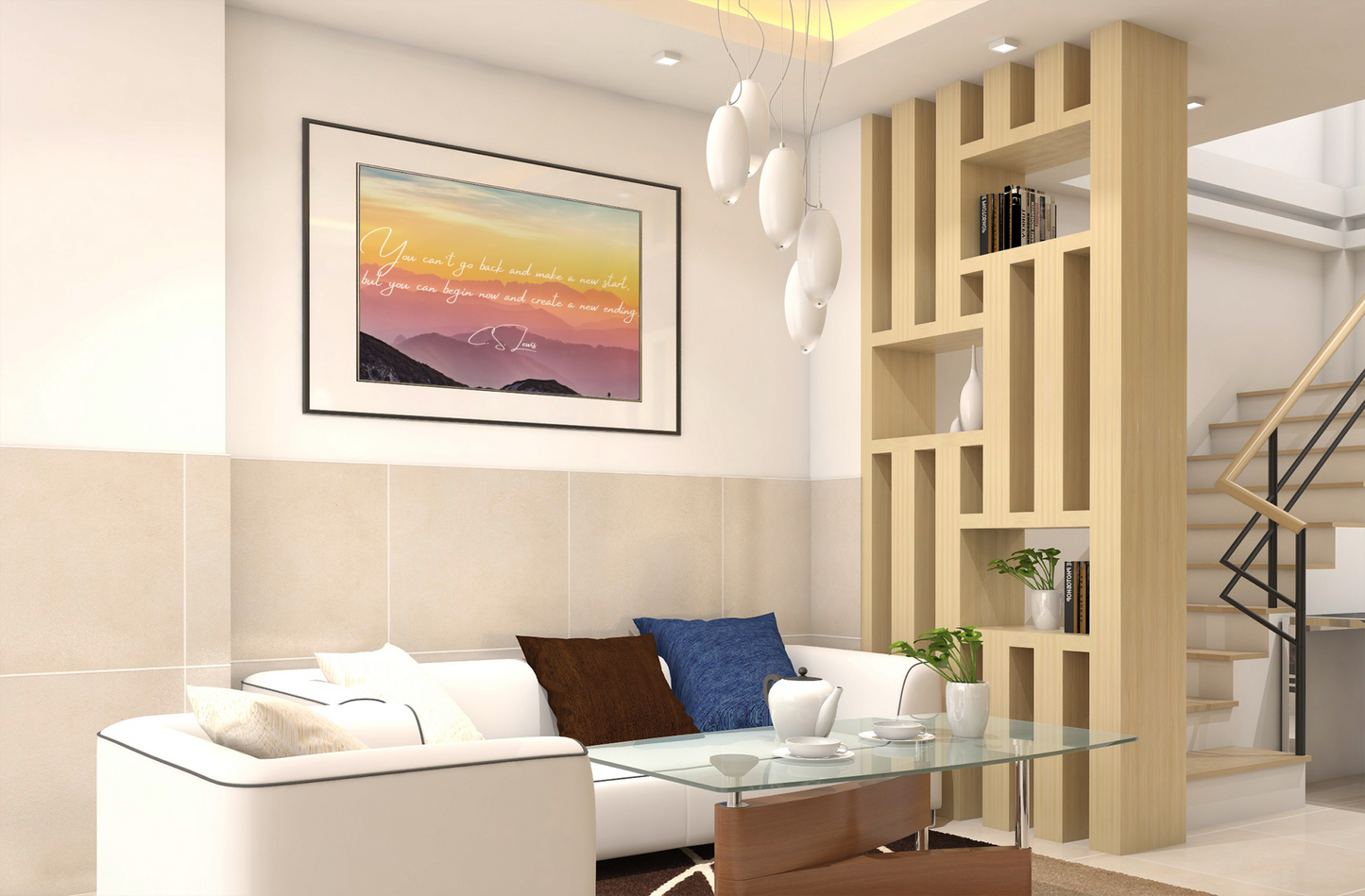 “The Power to Start Again” Unique illustration print .