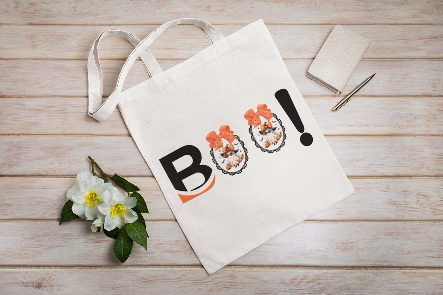 Spooky Coquette Tote Bag