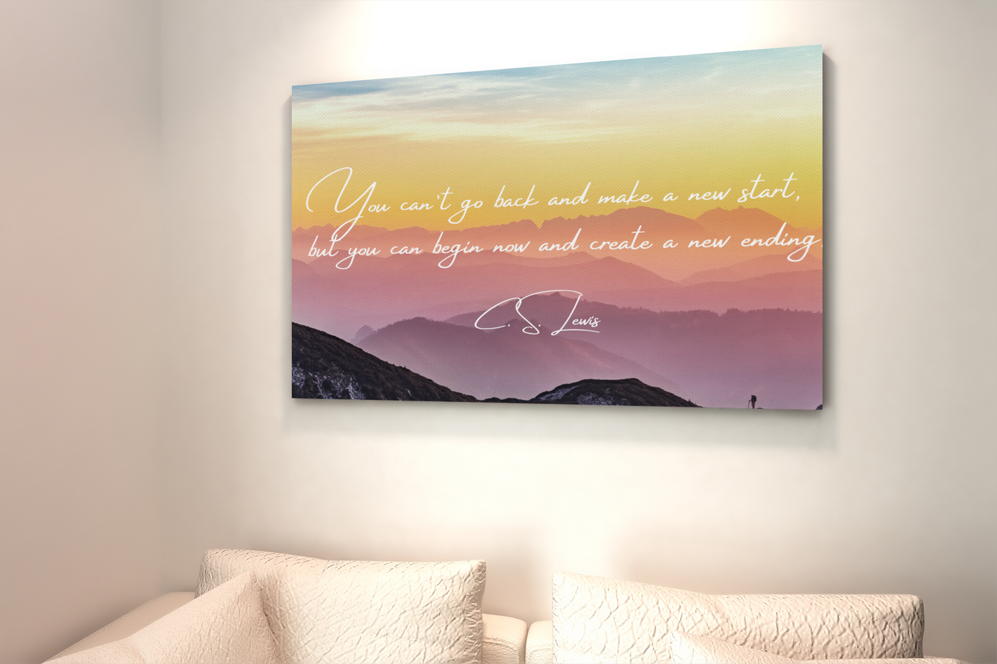 “The Power to Start Again” Unique illustration print .