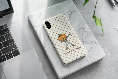 Cute Little Pumpkin with Style Phone Case