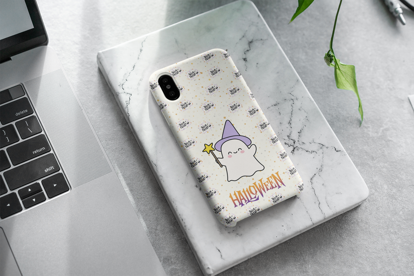 Spooky Ghost Babe Phone Case