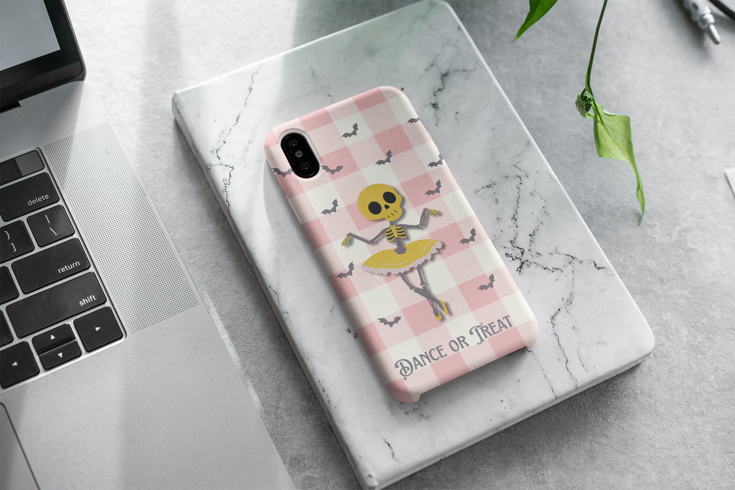 Coquette Skeleton Dance Phone Case
