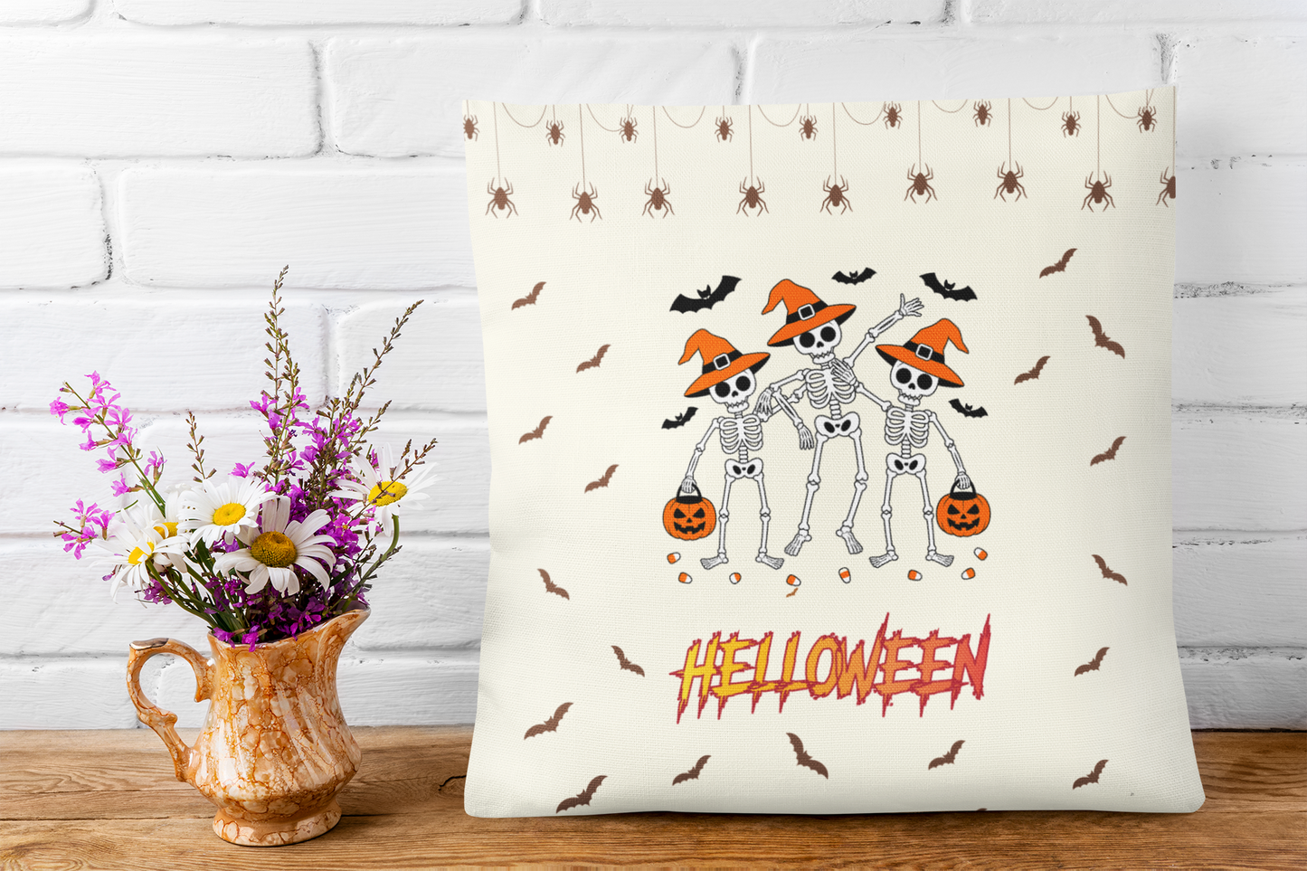 Helloween Cozy Ghost Decor Pillowcase