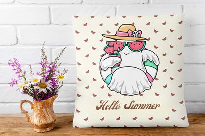 Coquette  Summer Ghost Decor Pillowcase