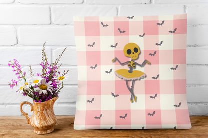Skeleton Dance Decor Pillowcase