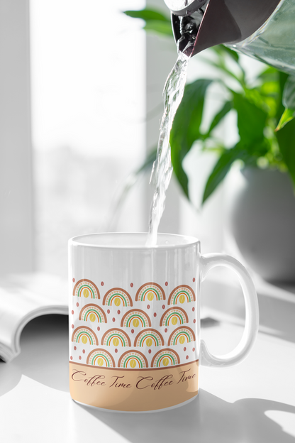 Coffee Rainbow Ceramic Mug