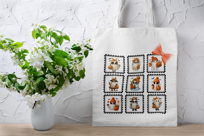 Halloween Coquette Charm Tote Bag