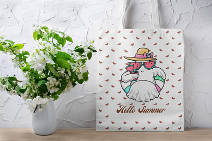 Cozy Hello Summer Tote Bag