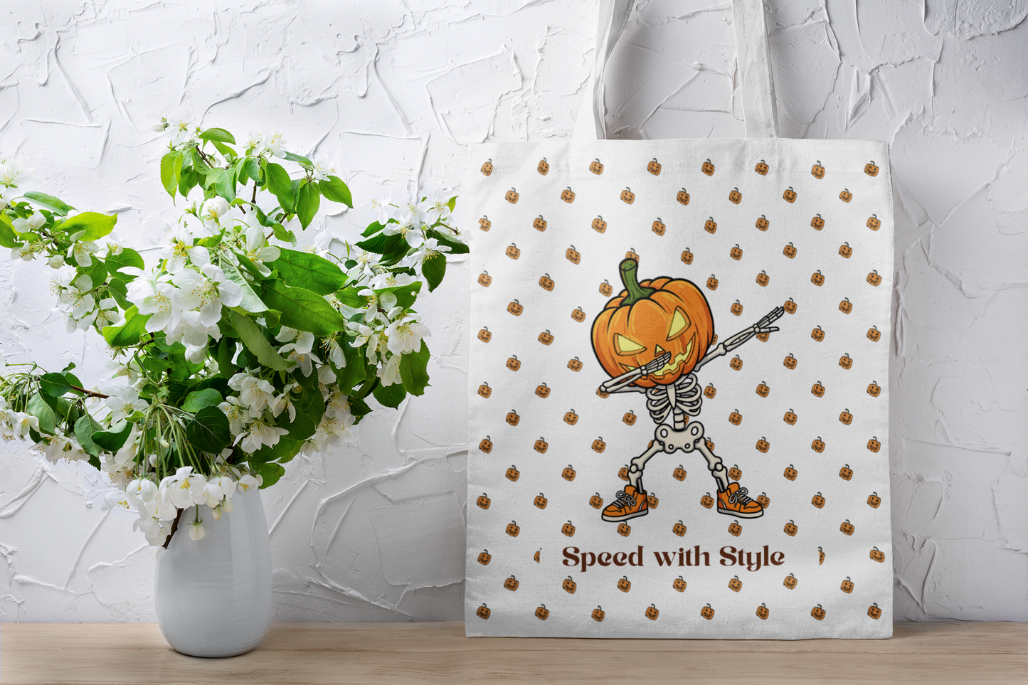 Pumpkin Halloween Tote Bag