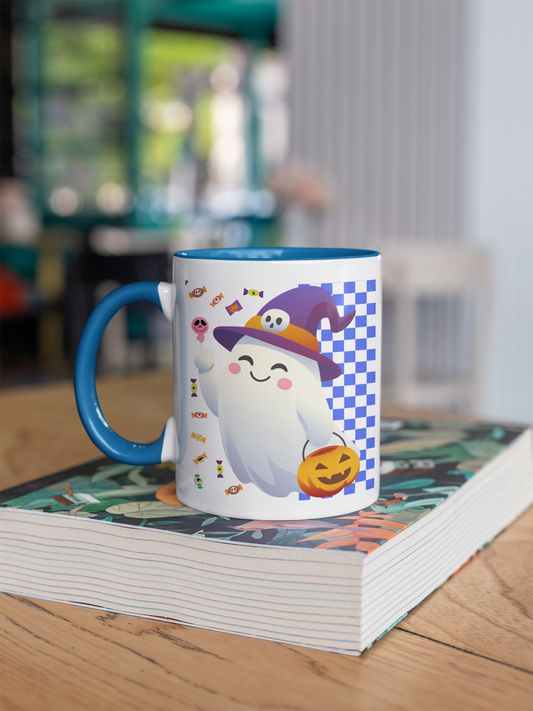 Mug Halloween Theme Care Instructions Coffee Mug (11, 15oz)