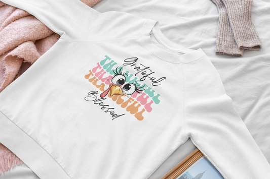 Thanksgiving Sweatshirt, Seasonal Sweatshirt, Gobble Gobble Sweatshirt.