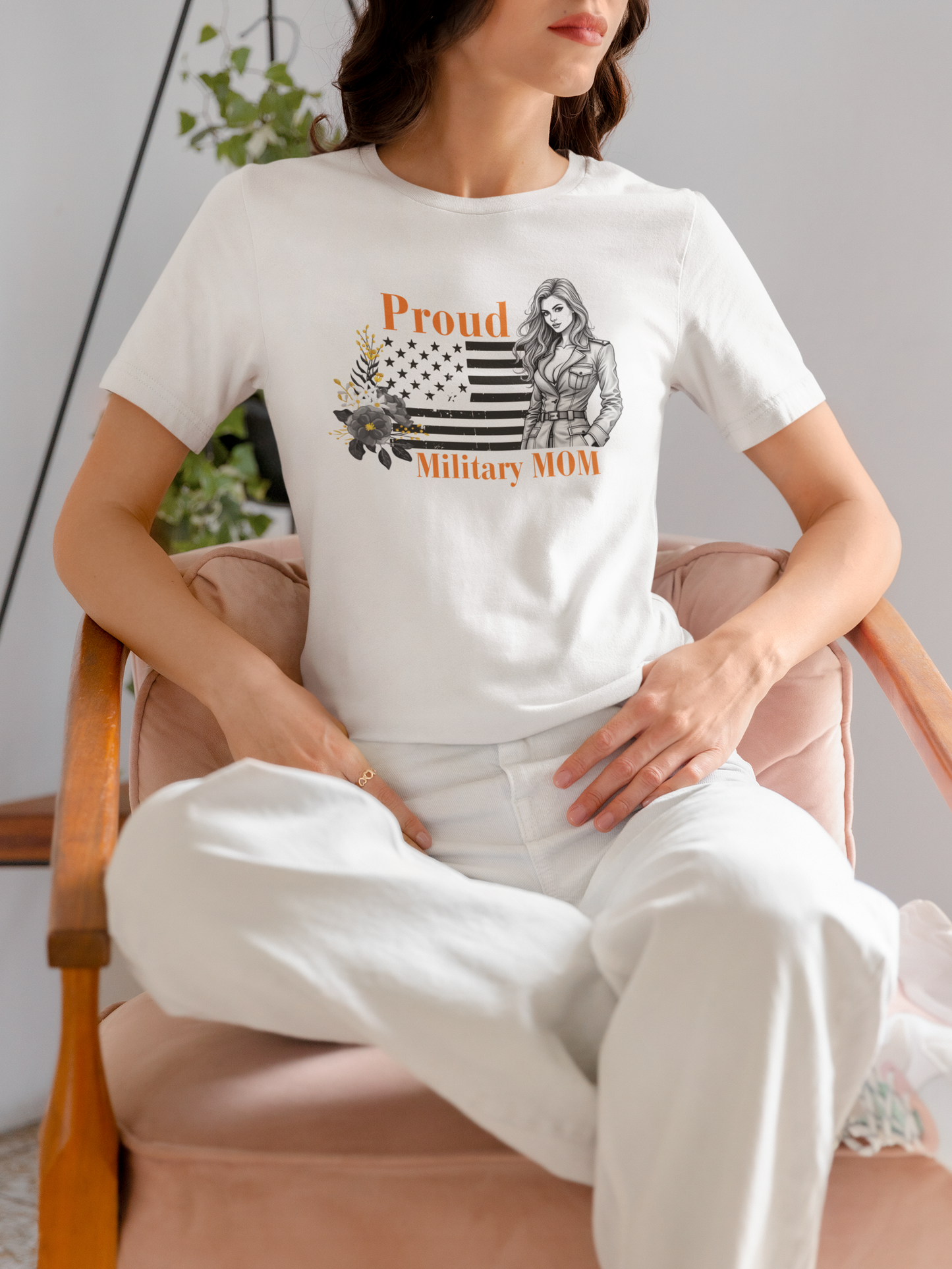 American Woman – Military Heart T-Shirt”