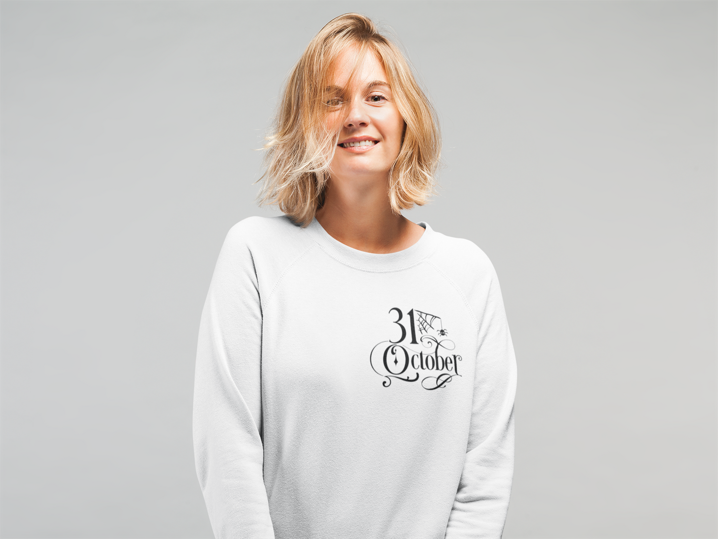 Chic Halloween Sweatshirt – Witchy Cozy Look