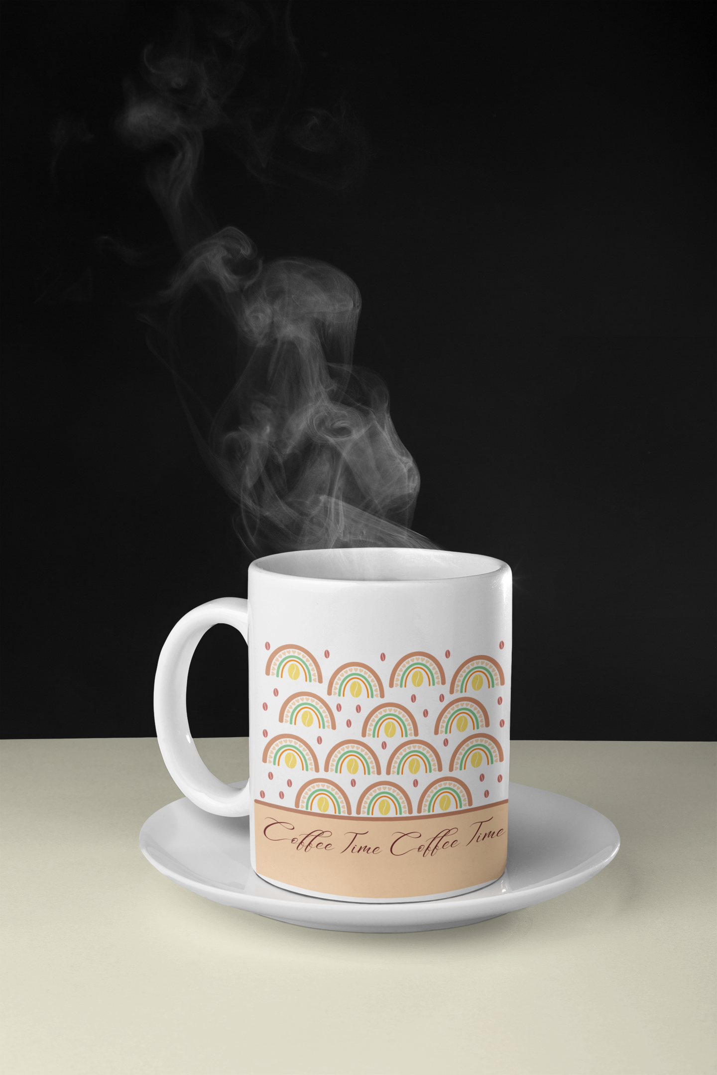 Coffee Rainbow Ceramic Mug