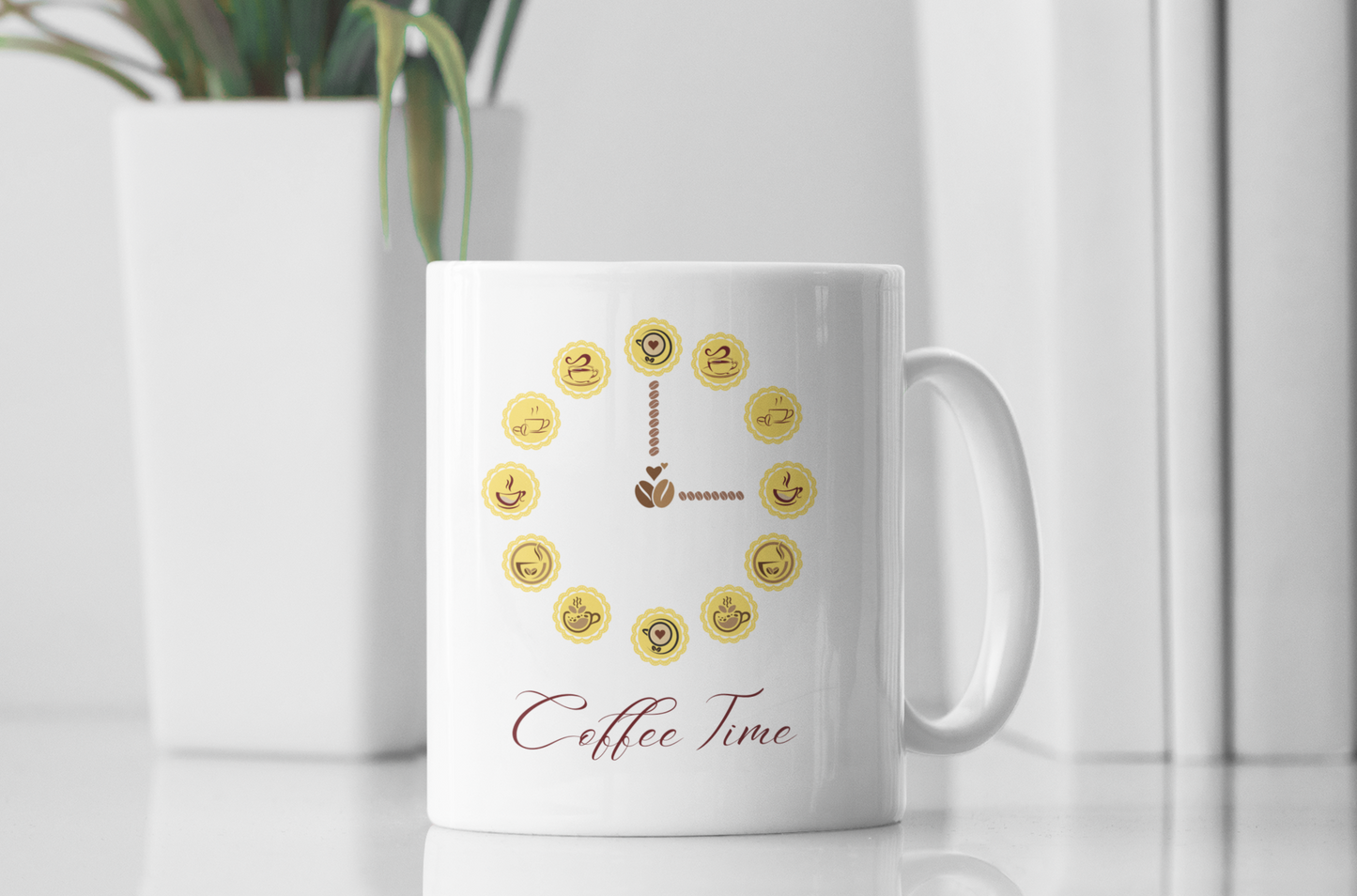 Coffee O’Clock Mug Ceramic Mug