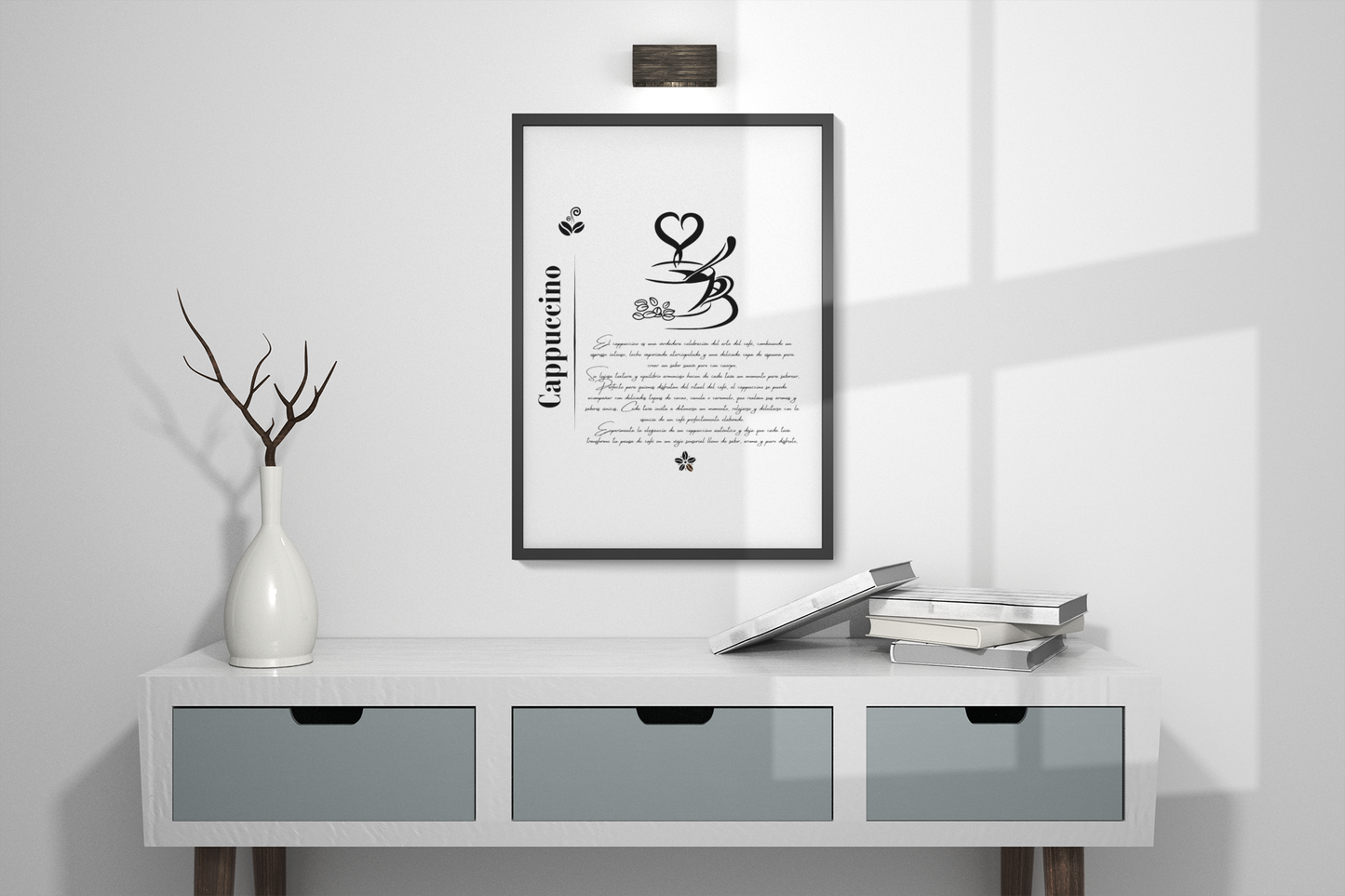 “The Art of Cappuccino” Matte Vertical Posters