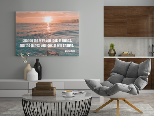 “Shift Your View” Unique illustration print .