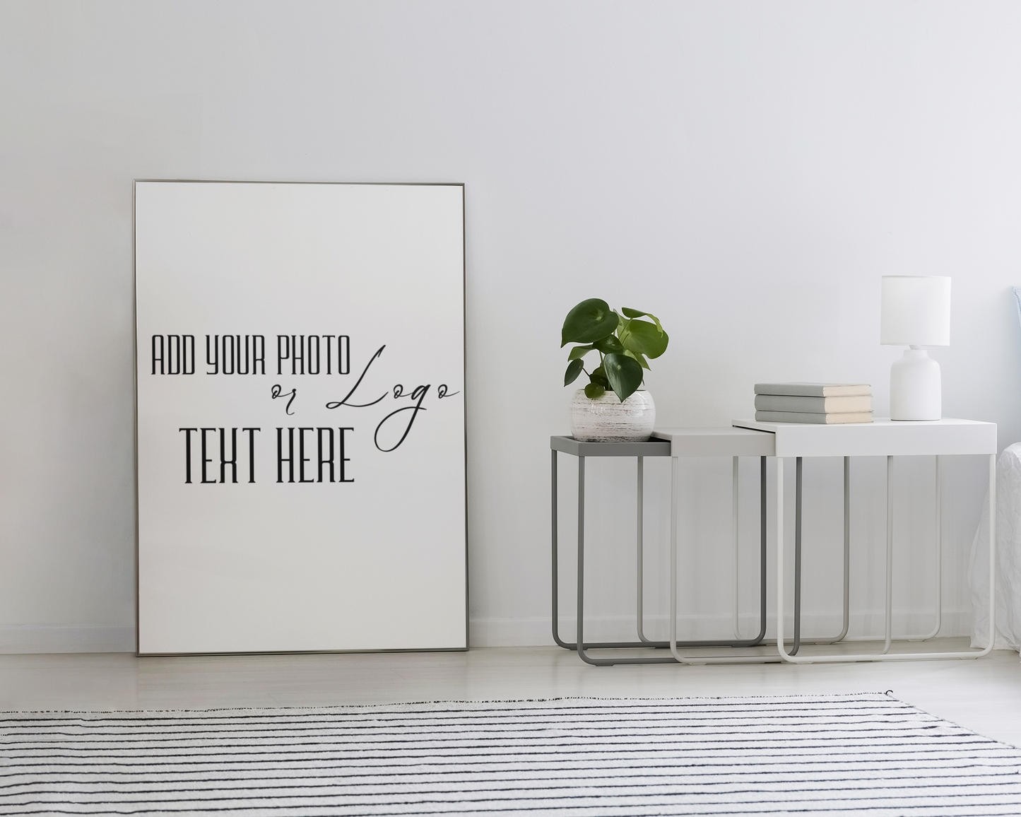 Customizable Posters, Add Your Photo or Design / Color White