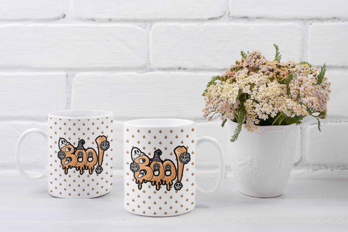 Copy Pumpkin Halloween Ceramic Mug