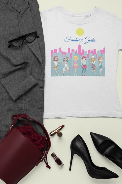 “City of fashion girls”  T-Shirt”