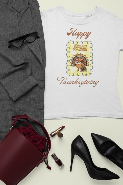 Happy Thanksgiving t-shirt, Seasonal shirt, Gobble Gobble shirt, Friendsgiving shirt.