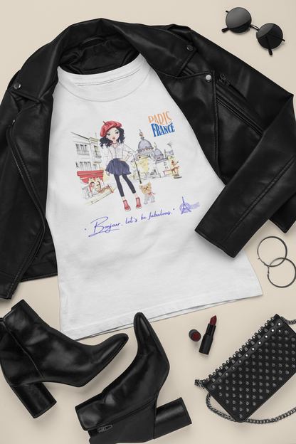 Paris Fashion Girl  T-Shirt”