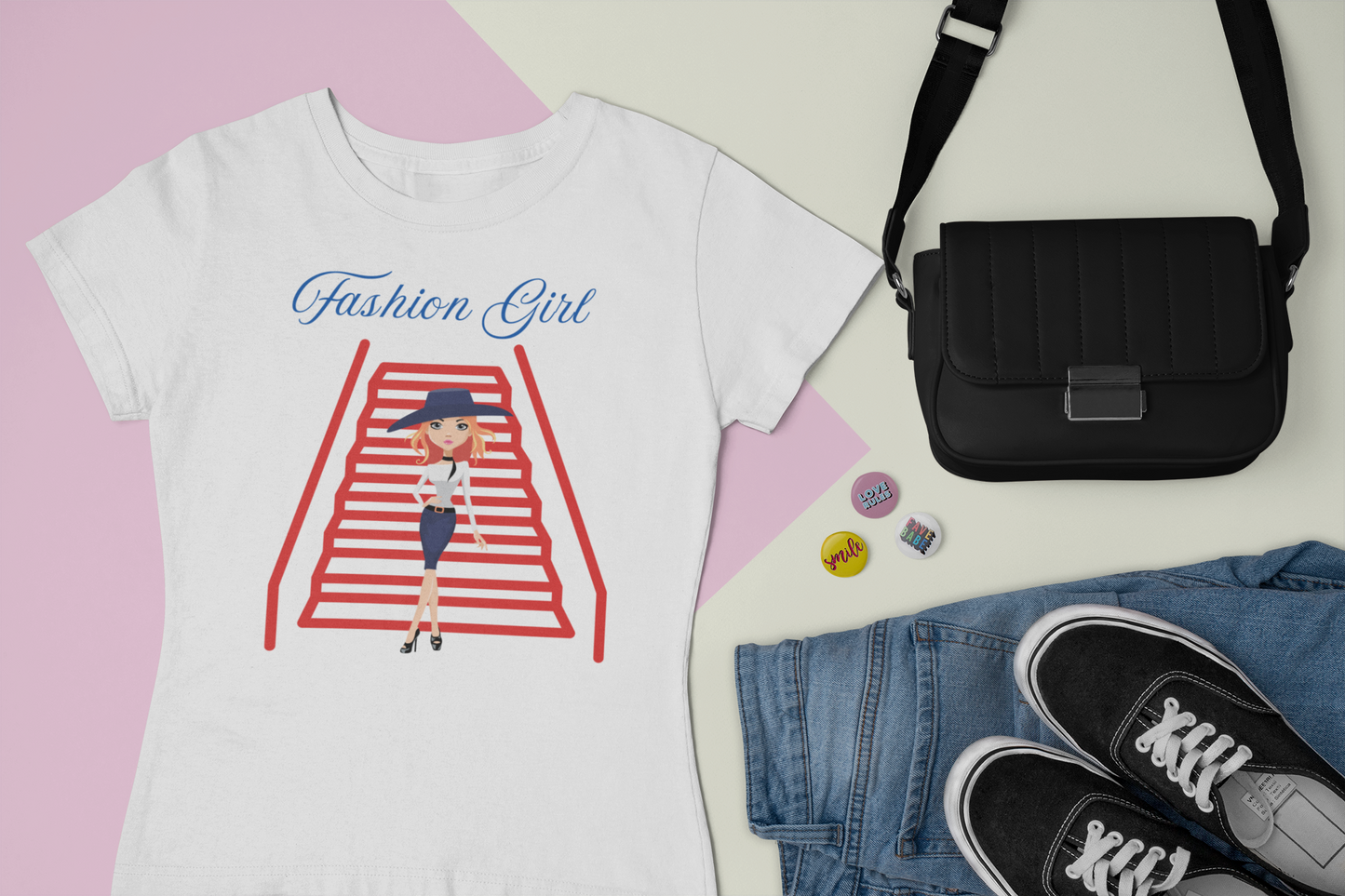 Fashion Girl  T-Shirt”