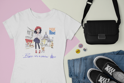 Paris Fashion Girl  T-Shirt”