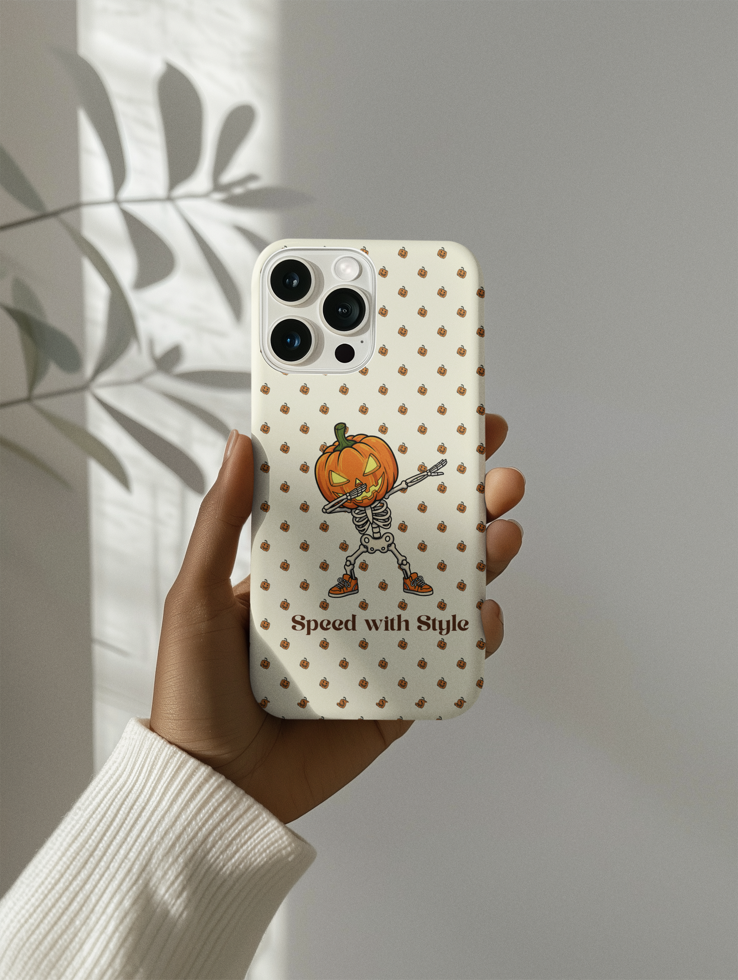 Cute Little Pumpkin with Style Phone Case