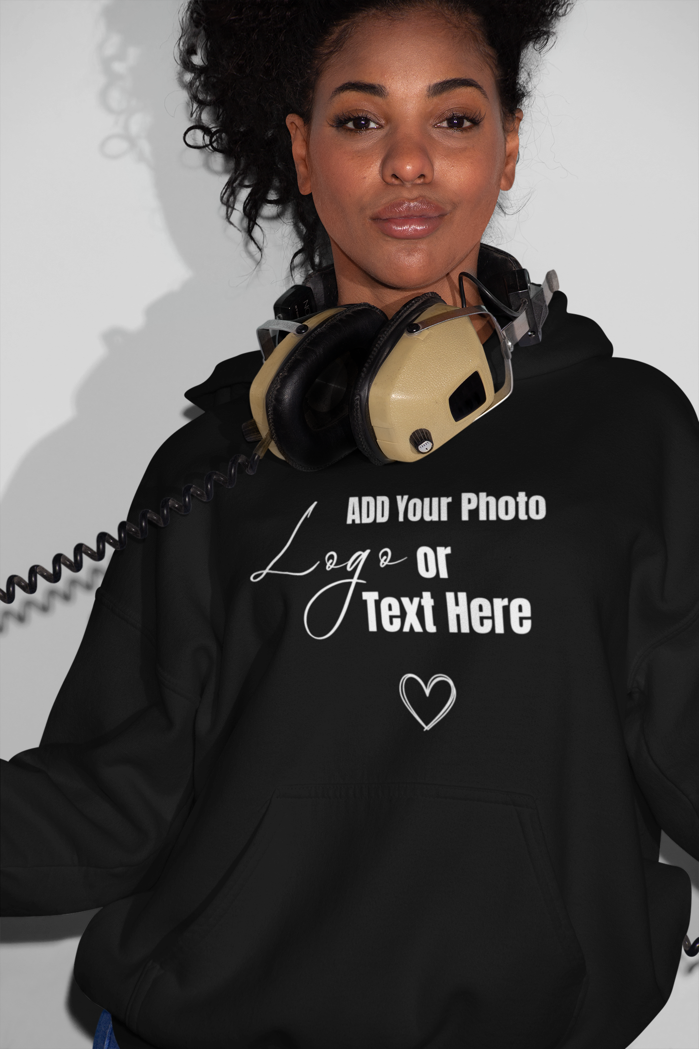 Customizable Unisex Hooded Sweatshirt – Add Your Photo, Image or Design | Multiple Colors