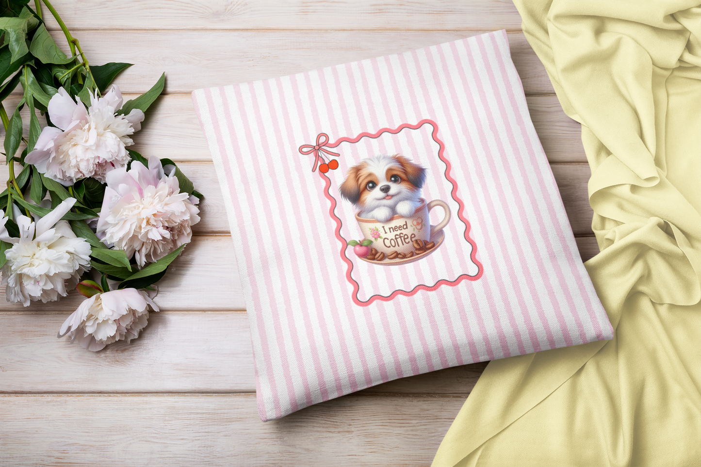 Sleepy Dog Throw Decor Pillowcase