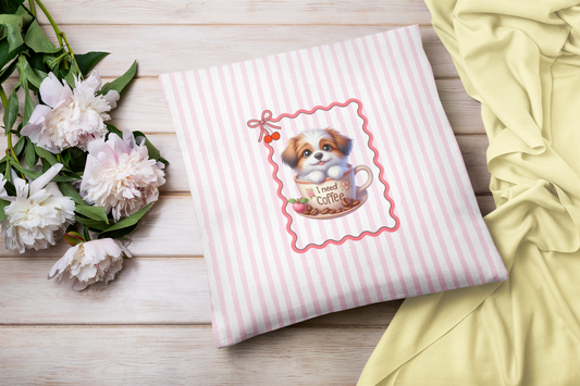 Sleepy Dog Throw Decor Pillowcase