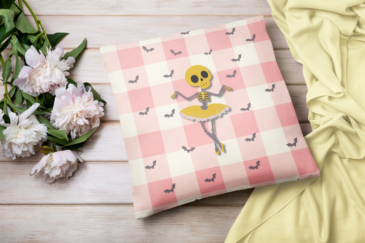 Skeleton Dance Decor Pillowcase