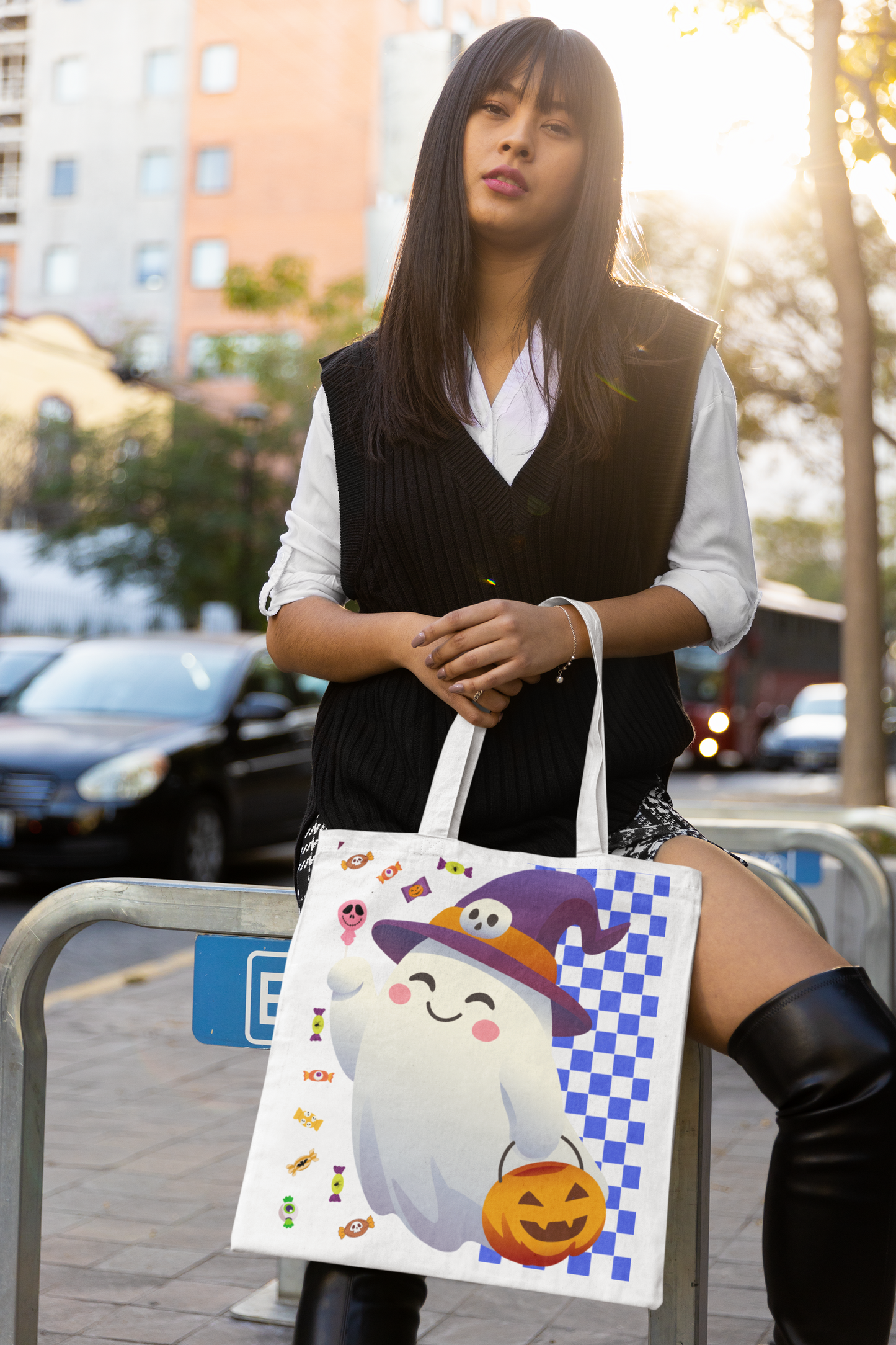 Trick or Treat All Day Tote Bag
