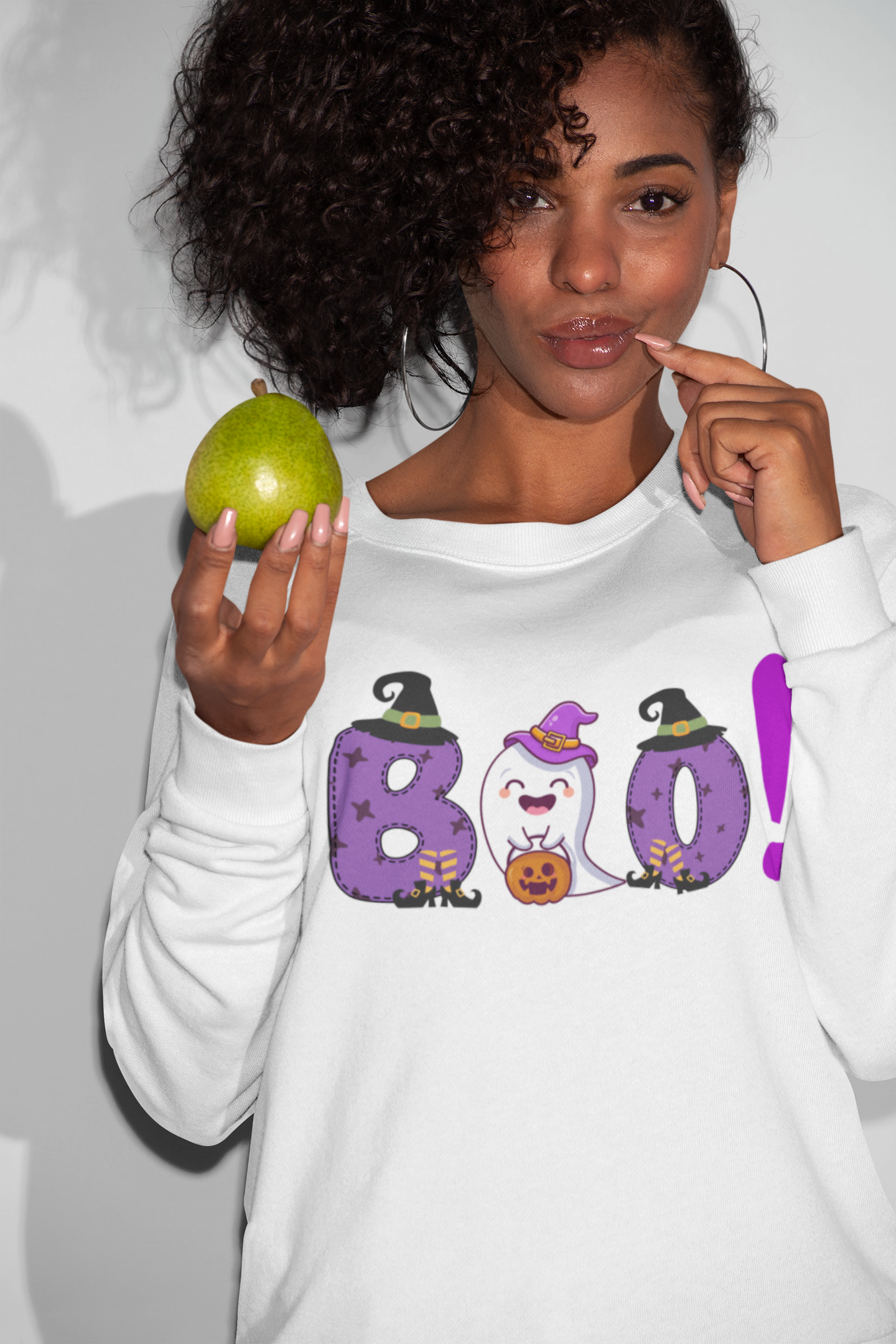 Little Boo Sweatshirt – Cute Ghost Halloween