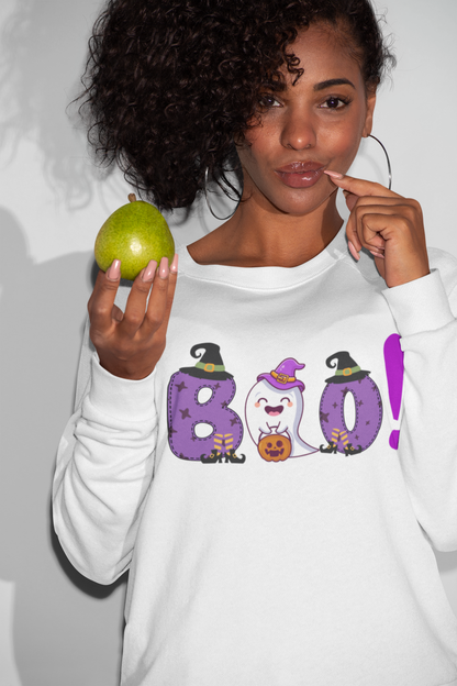 Little Boo Sweatshirt – Cute Ghost Halloween