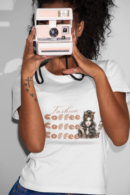 Fashion Girl Coffee T-Shirt”