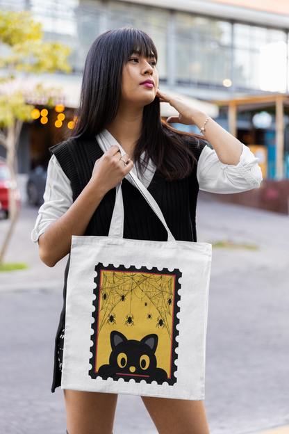 Halloween Cat Tote Bag